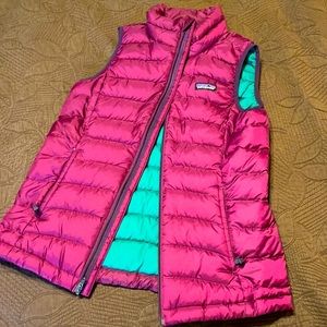 Patagonia Down Vest Fuschia
